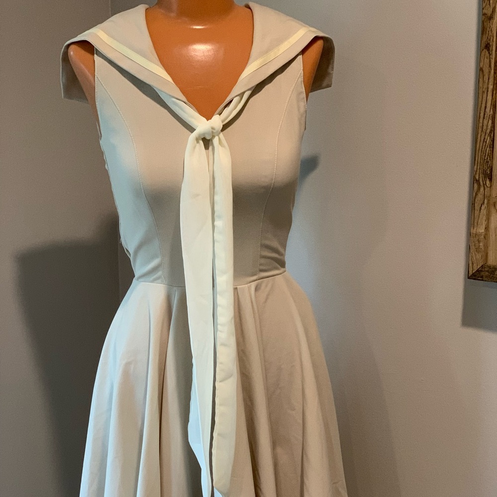 Sea Shanty Singing Dress in Cream -from ModCloth - Picture 3 of 11